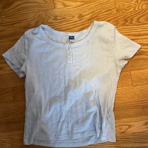 Old Navy Light Blue Kids Short Sleeve Tee